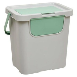 Třídicí odpadkový koš 24L 5five simply smart kuchyňský a koupelnový zelený/šedý