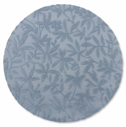 Kulatý vlněný koberec Cleavers Laura Ashley 150x150 cm moderní květinový do obývacího pokoje