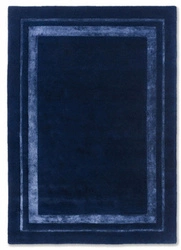 Moderní vlněný koberec do obýváku Redbrook tmavě modrý 170x240 snadno čistitelný Laura Ashley