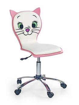 Dětská kancelářská židle Kitty bílá