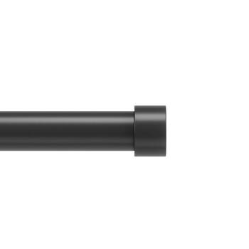 Jednoduchá záclonová tyč Cappa 168-305 cm černá