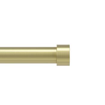 Jednoduchá záclonová tyč Cappa 91-167 cm zlatá
