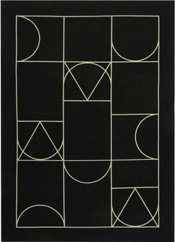 Koberec Signet Black 160x230 Art deco