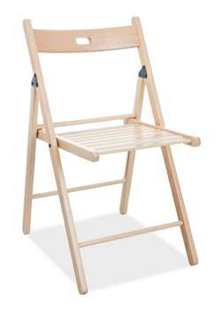 Krzesło drewniane składane Simple buk   