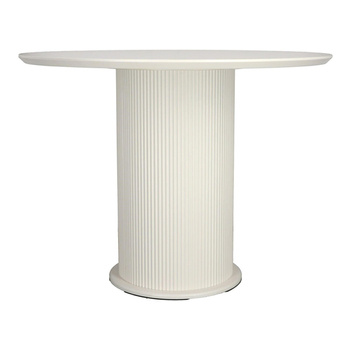 Kulatý stůl Elia 100 cm bílý