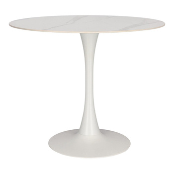 Kulatý stůl Simplet Skinny Premium Stone White