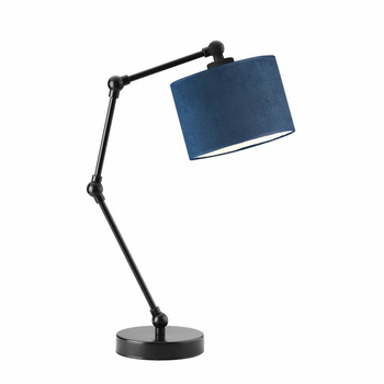 Lampa ASMARA VELUR černá petrolejová