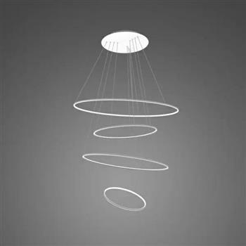 Led Circles závěsná lampa č.4 100cm 3K stmívatelná bílá