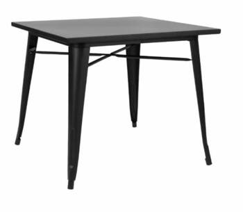 Stůl Paris 80x80 cm černý