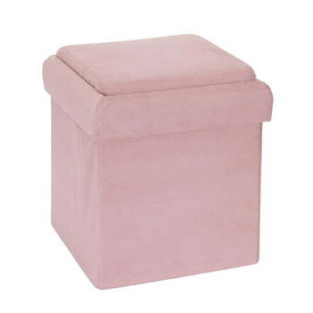 Taburet Legin pink pro skladování bloků