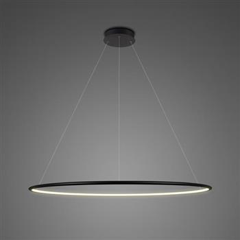 Visící lampa LED Kruhy č.1 100 cm, 3000K černá