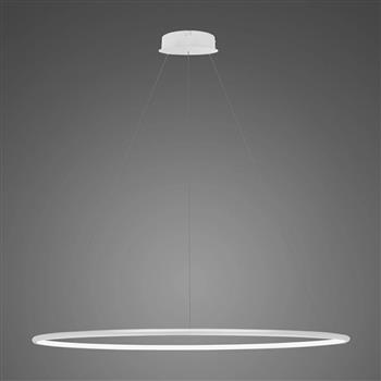 Visící lampa LED kruhy č. 1 120 cm v 4k černá