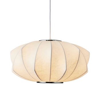 Visící lampa SILK V-shape bílá 45 cm