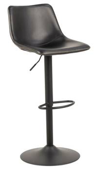 Vysoká barová stolička Oregon PU černá