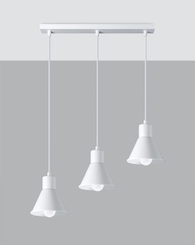 Závěsná lampa TALEJA 3 bílá [E27]