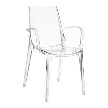 Židle Vanity Arm chair transparentní