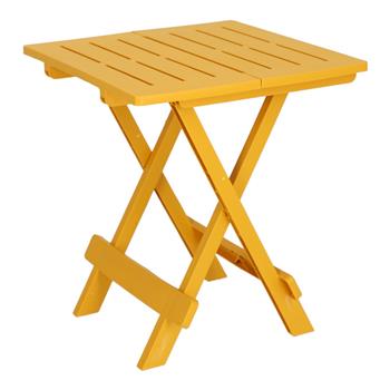 skládací stůl Komodo 44x44cm žlutý
