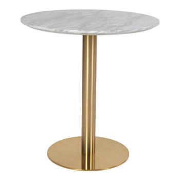 stůl Bolzano mramorový/zlatý 