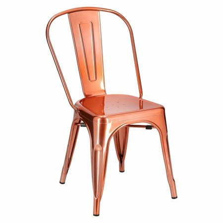  židle Paris měď inspirovaná Tolix