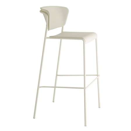 Barová židle Lisa 75 cm bílá Outlet