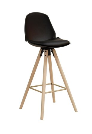 Barová židle Oslo černá wood