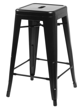 Barová židle Paris 66 cm černá outlet