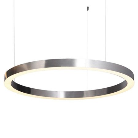 CIRCLE 120 LED závěsné svítidlo kartáčovaný nikl 120 cm