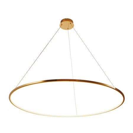 CIRCLE SLIM 120 LED závěsná lampa zlatá 120 cm