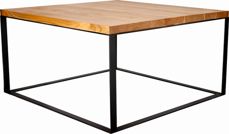 Čtvercový stůl 100x100 černý plochý. 40 mm