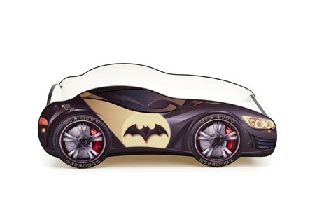 Dětská postel Batman Car šedá