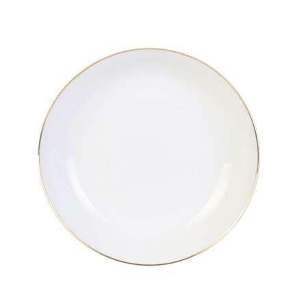 Hluboký talíř Pearl Gold 20 cm bílý