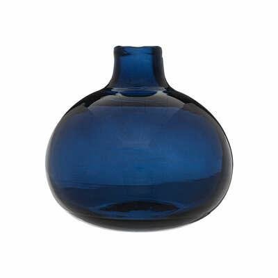Jednoduchá váza modrá 11cm