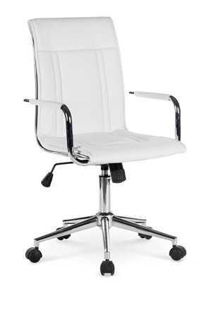 Kancelářská židle Popir s područkami bílá