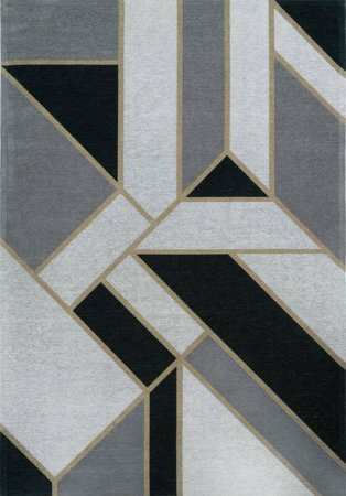 Koberec Gatsby Black 200x300 Art deco