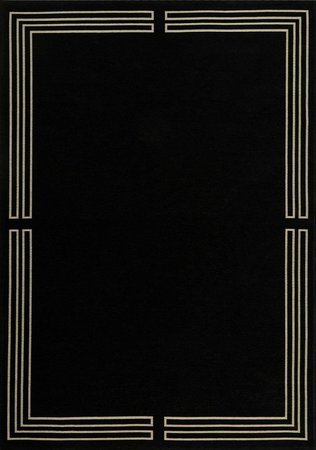 Koberec Royal Black 200x300 Art deco