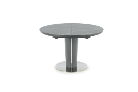 Kulatý skládací stůl Cardo šedý     