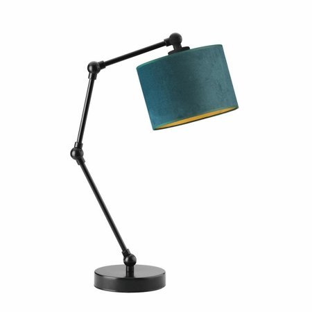 Lampa ASMARA VELUR GOLD černá zelená