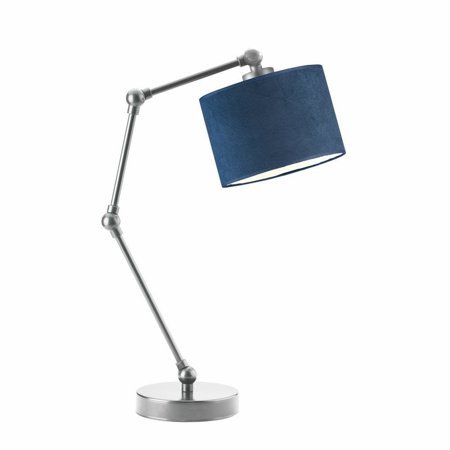 Lampa ASMARA VELUR  stříbrná petrolejová