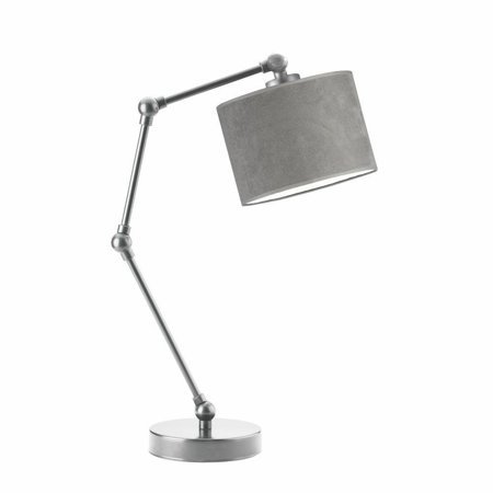 Lampa ASMARA VELUR stříbrná šedá