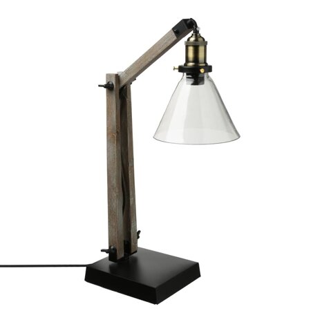 Lampa Alak dřevo/kov/sklo