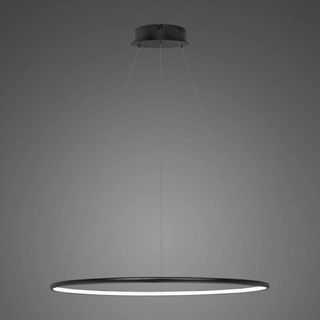 Led Circles Pendant Lamp No.1 60 cm 3K černá
