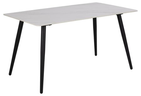 Moderní stůl Wicklow bílá/černá