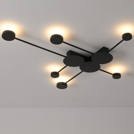 Nástěnné svítidlo CLEX - 6 LED černá 89 cm