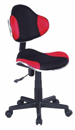 Otočná židle Costello červená/černá