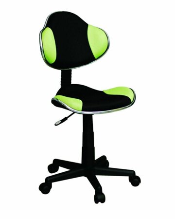 Otočná židle Costello zelená/černá