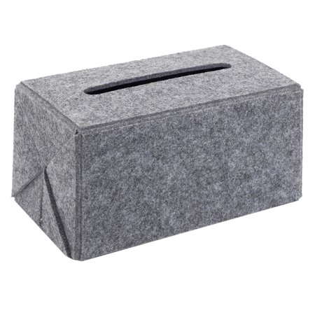 Plstěný box na kapesníky šedý     