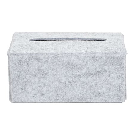 Plstěný box na kapesníky šedý     