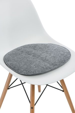 Podsedák na židli Side Chair světle šedý