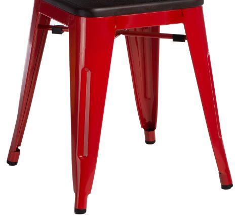 Podstavec stoličky Niort Wood červený