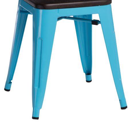 Podstavec stoličky Niort Wood modrý